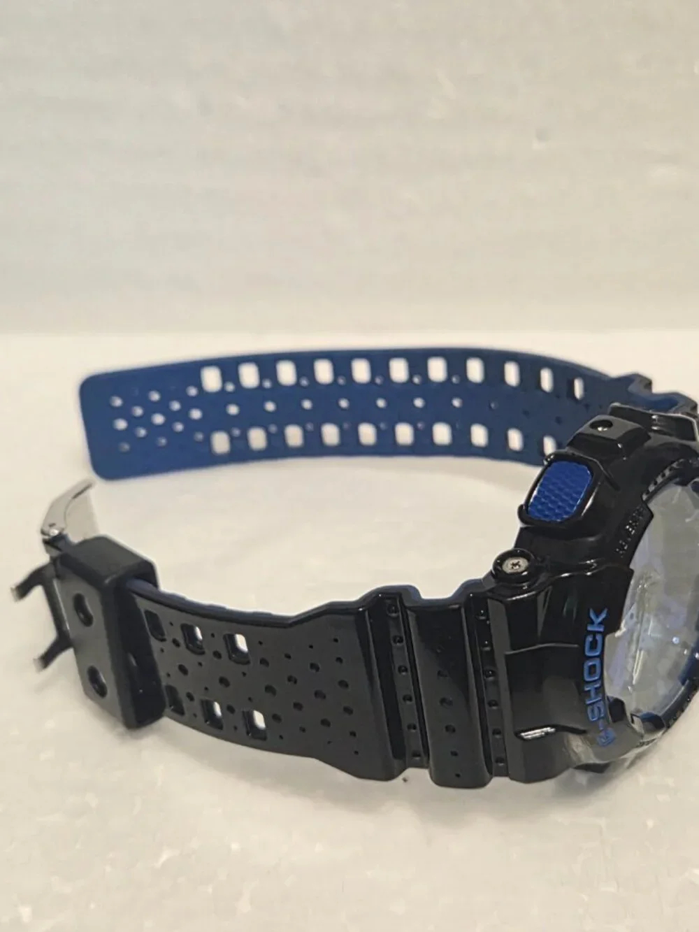 Casio G Shock Gloss Black and blue